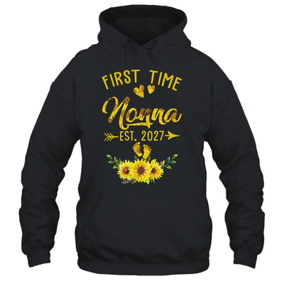 First Time Nonna Est 2027 Sunflower Promoted To Nonna Shirt & Tank Top | teecentury
