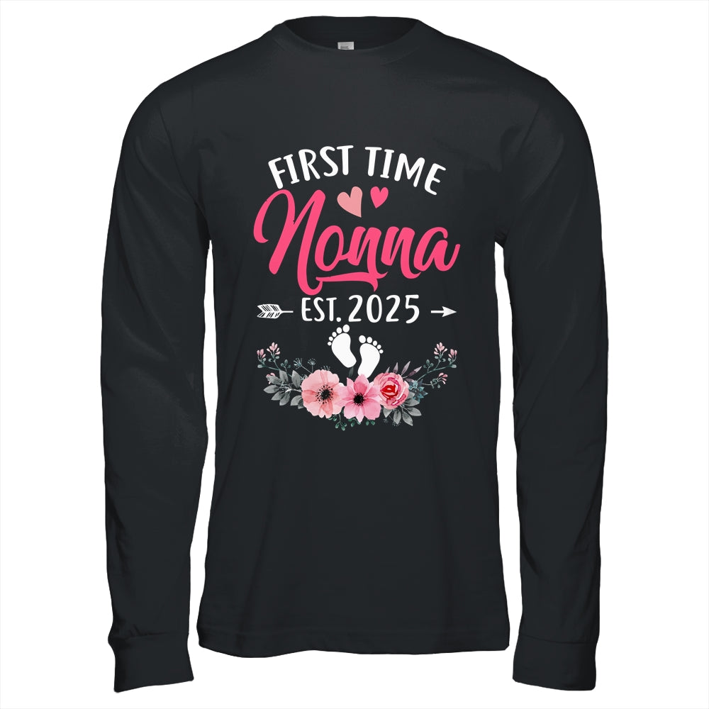 First Time Nonna Promoted To Nonna Est 2025 Mothers Day Shirt & Hoodie | teecentury