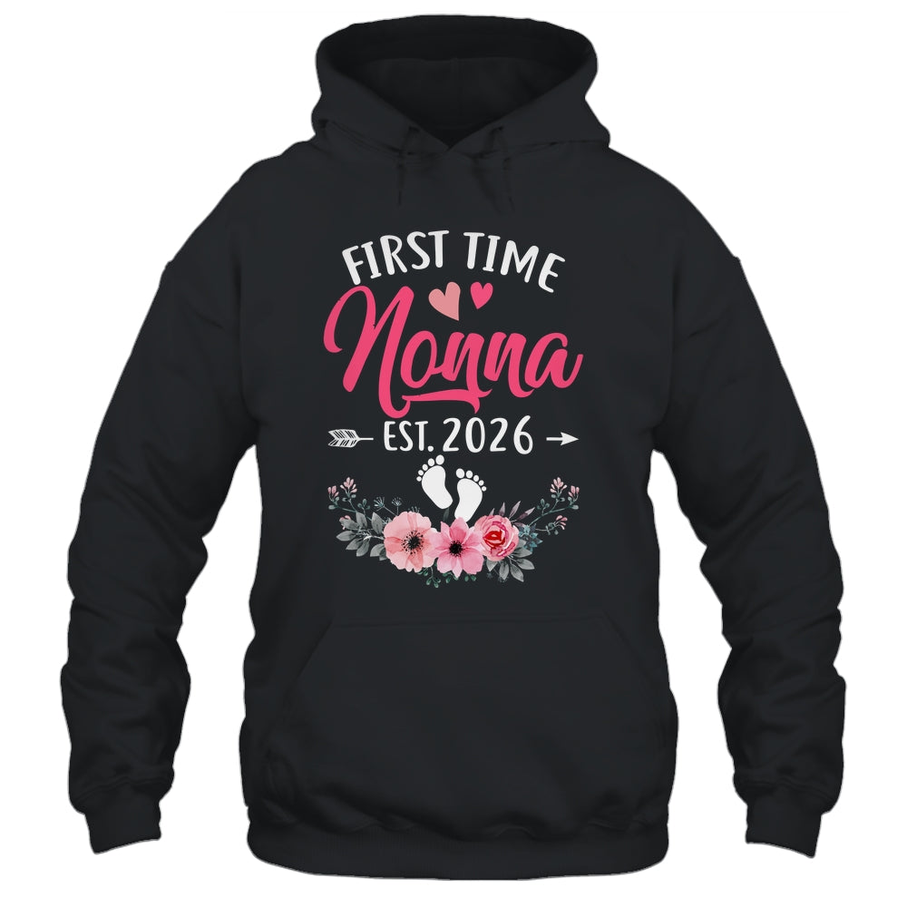 First Time Nonna Promoted To Nonna Est 2027 Mothers Day Shirt & Tank Top | teecentury