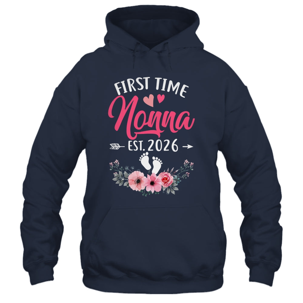First Time Nonna Promoted To Nonna Est 2027 Mothers Day Shirt & Tank Top | teecentury