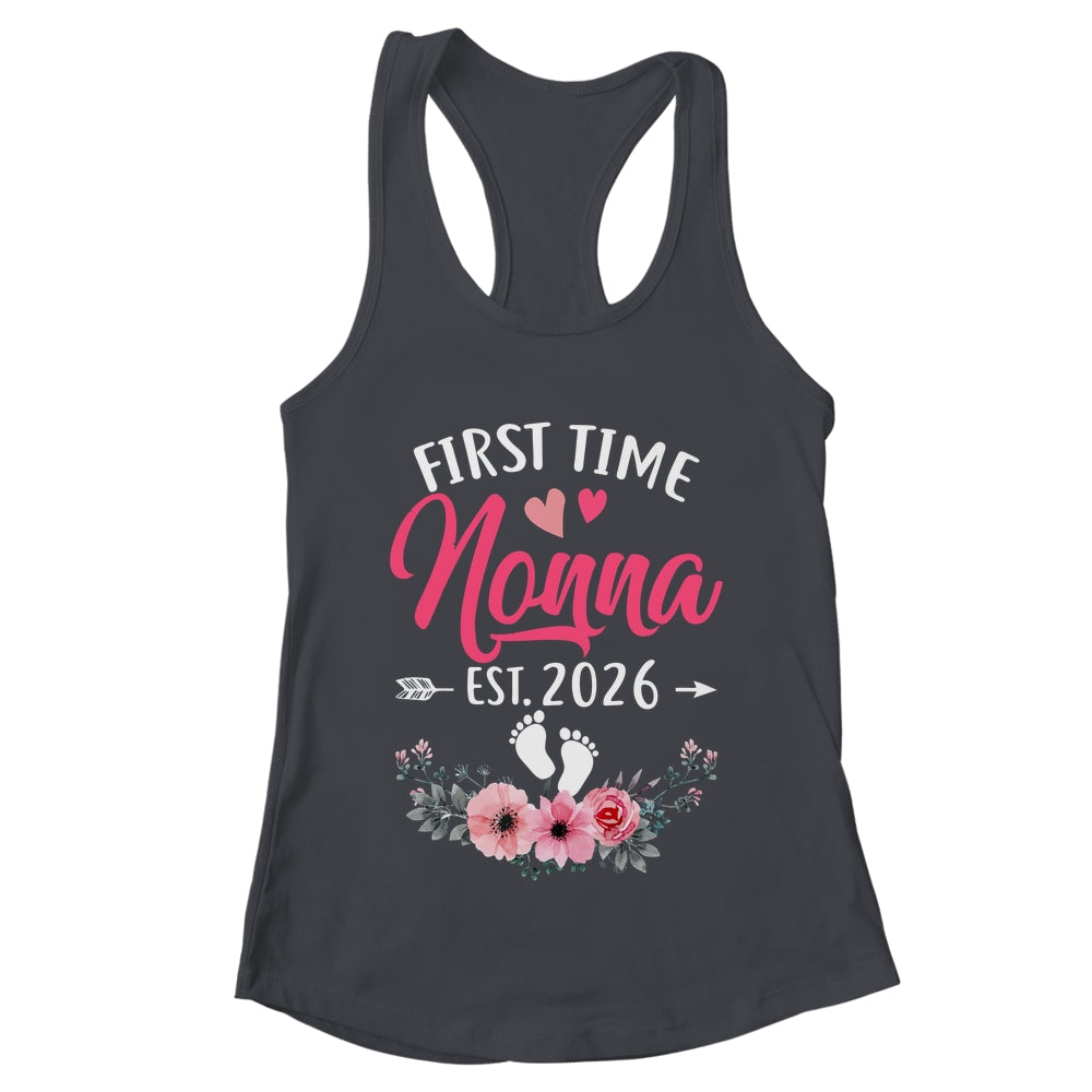 First Time Nonna Promoted To Nonna Est 2027 Mothers Day Shirt & Tank Top | teecentury