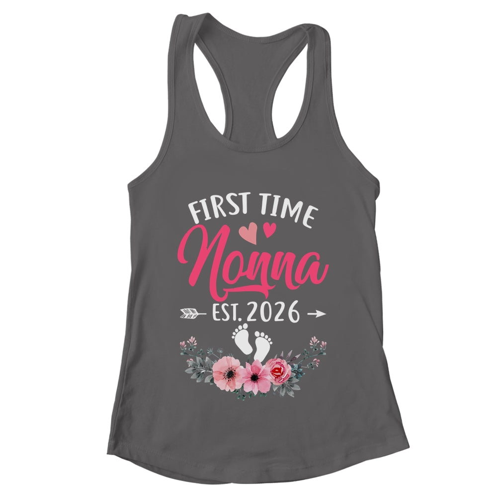 First Time Nonna Promoted To Nonna Est 2027 Mothers Day Shirt & Tank Top | teecentury