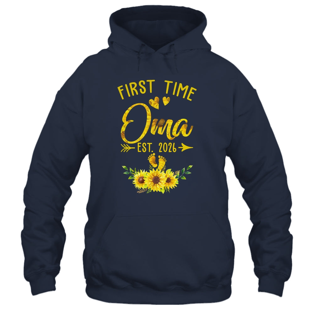 First Time Oma Est 2026 Sunflower Promoted To Oma Shirt & Tank Top | teecentury