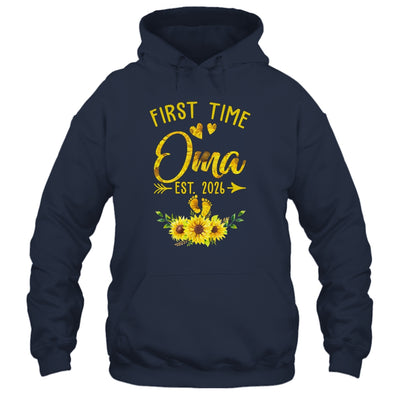 First Time Oma Est 2026 Sunflower Promoted To Oma Shirt & Tank Top | teecentury