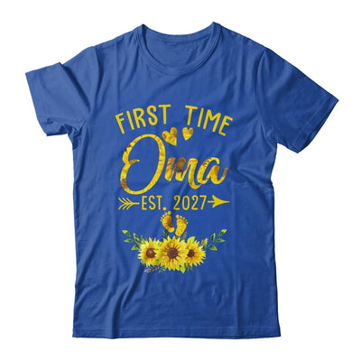 First Time Oma Est 2027 Sunflower Promoted To Oma Shirt & Tank Top | teecentury