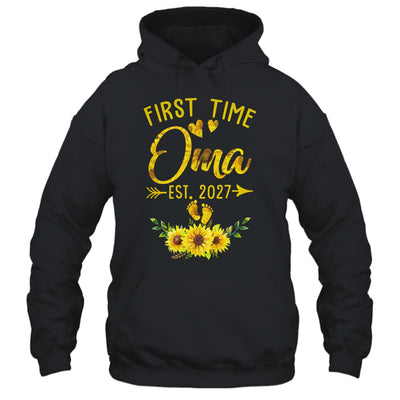 First Time Oma Est 2027 Sunflower Promoted To Oma Shirt & Tank Top | teecentury