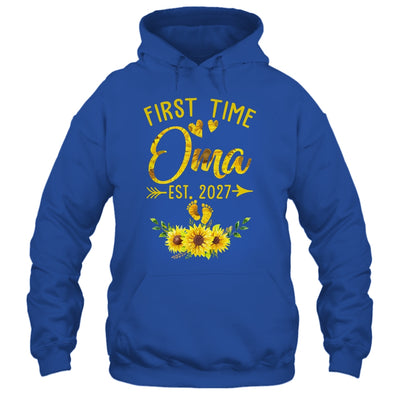 First Time Oma Est 2027 Sunflower Promoted To Oma Shirt & Tank Top | teecentury