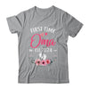 First Time Oma Promoted To Oma Est 2024 Mothers Day Shirt & Tank Top | teecentury