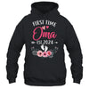 First Time Oma Promoted To Oma Est 2024 Mothers Day Shirt & Tank Top | teecentury