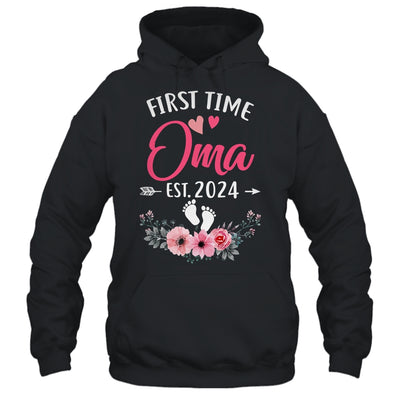 First Time Oma Promoted To Oma Est 2024 Mothers Day Shirt & Tank Top | teecentury