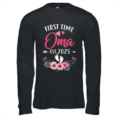 First Time Oma Promoted To Oma Est 2025 Mothers Day Shirt & Hoodie | teecentury