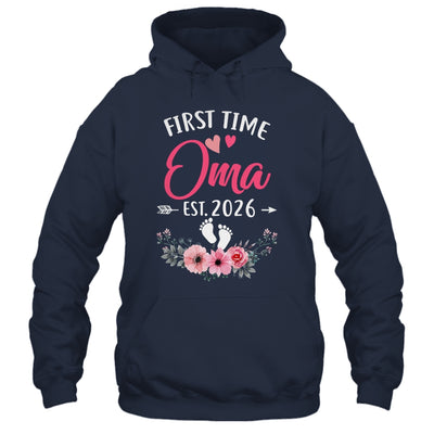 First Time Oma Promoted To Oma Est 2026 Mothers Day Shirt & Tank Top | teecentury