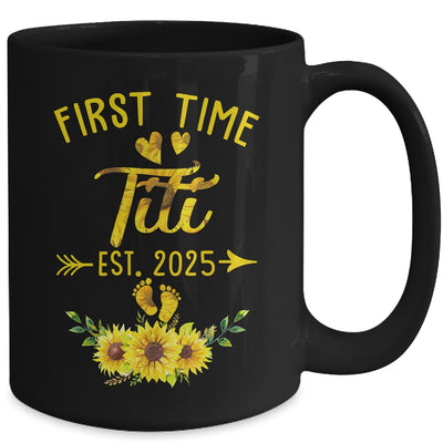 First Time Titi Est 2025 Sunflower Promoted To Titi Mug | teecentury