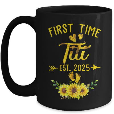 First Time Titi Est 2025 Sunflower Promoted To Titi Mug | teecentury