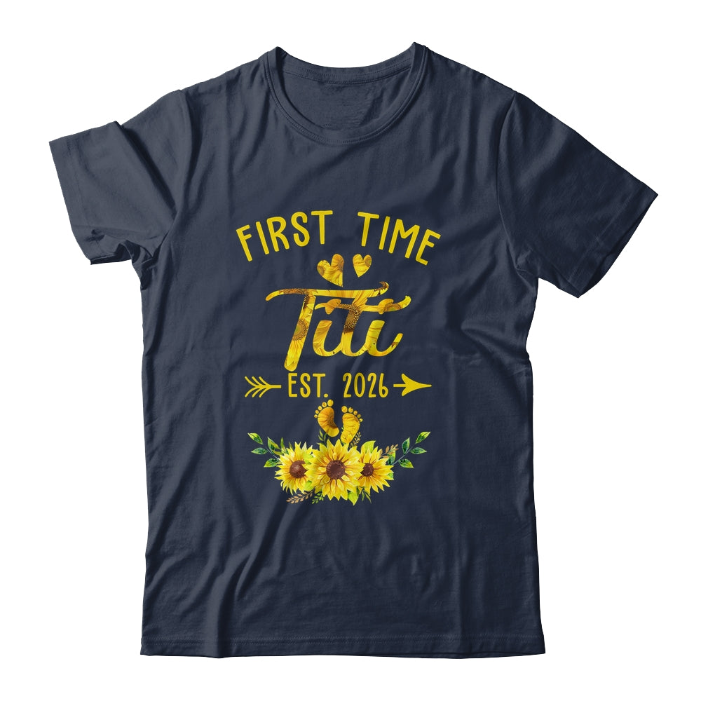First Time Titi Est 2026 Sunflower Promoted To Titi Shirt & Tank Top | teecentury