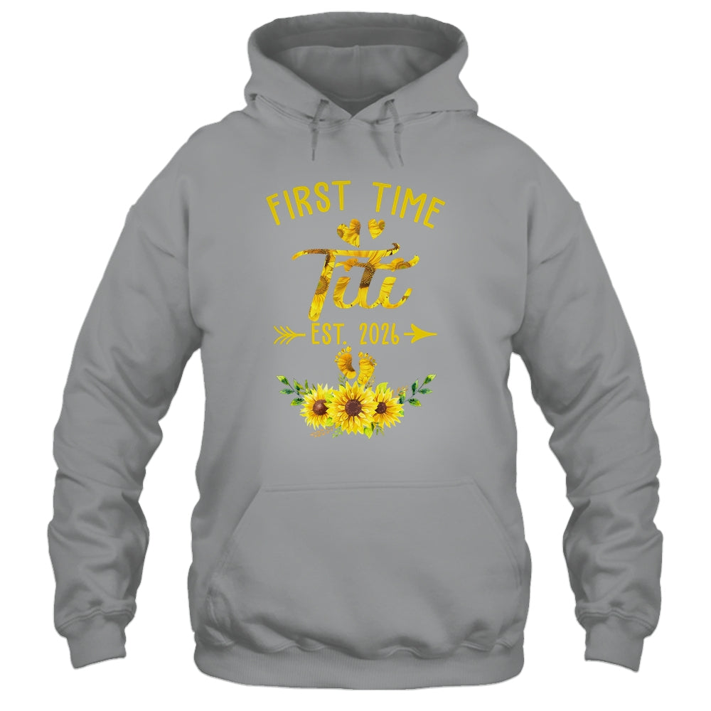 First Time Titi Est 2026 Sunflower Promoted To Titi Shirt & Tank Top | teecentury