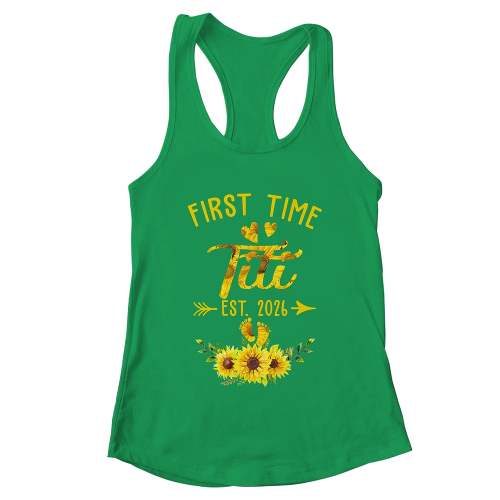 First Time Titi Est 2026 Sunflower Promoted To Titi Shirt & Tank Top | teecentury