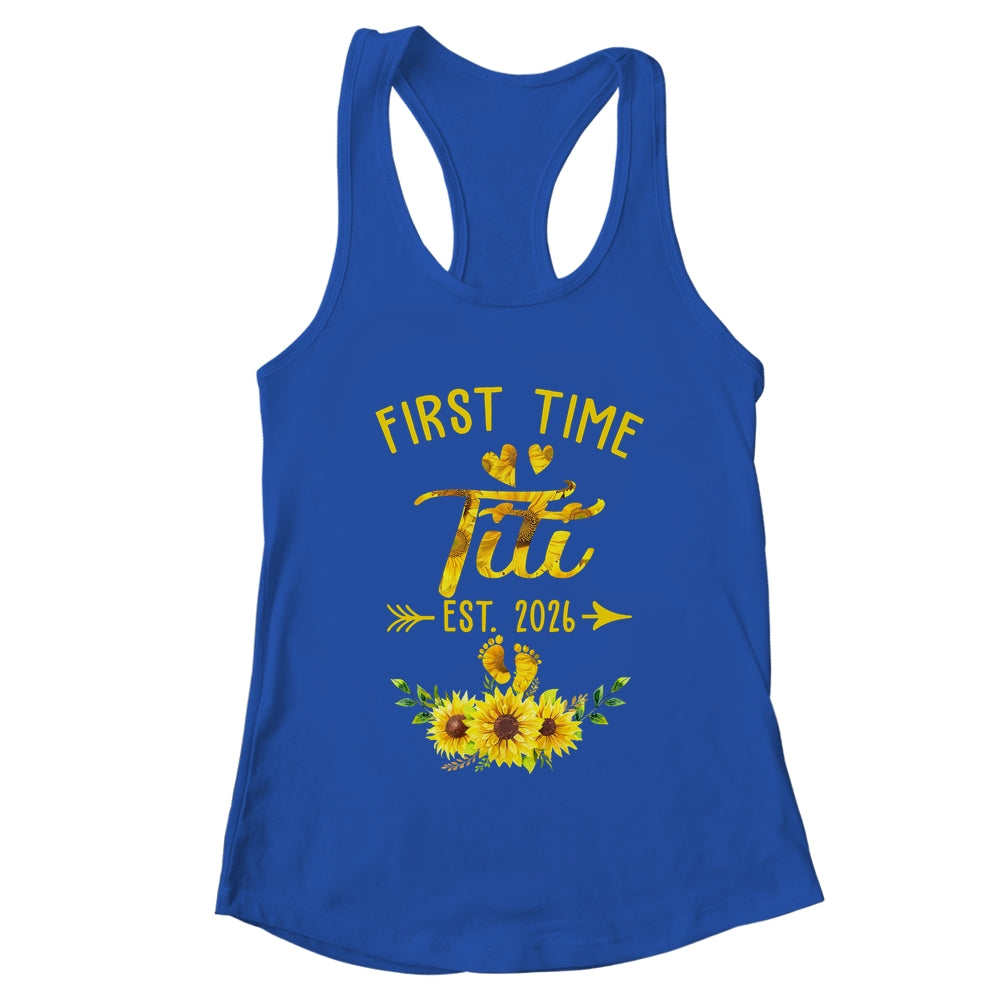 First Time Titi Est 2026 Sunflower Promoted To Titi Shirt & Tank Top | teecentury