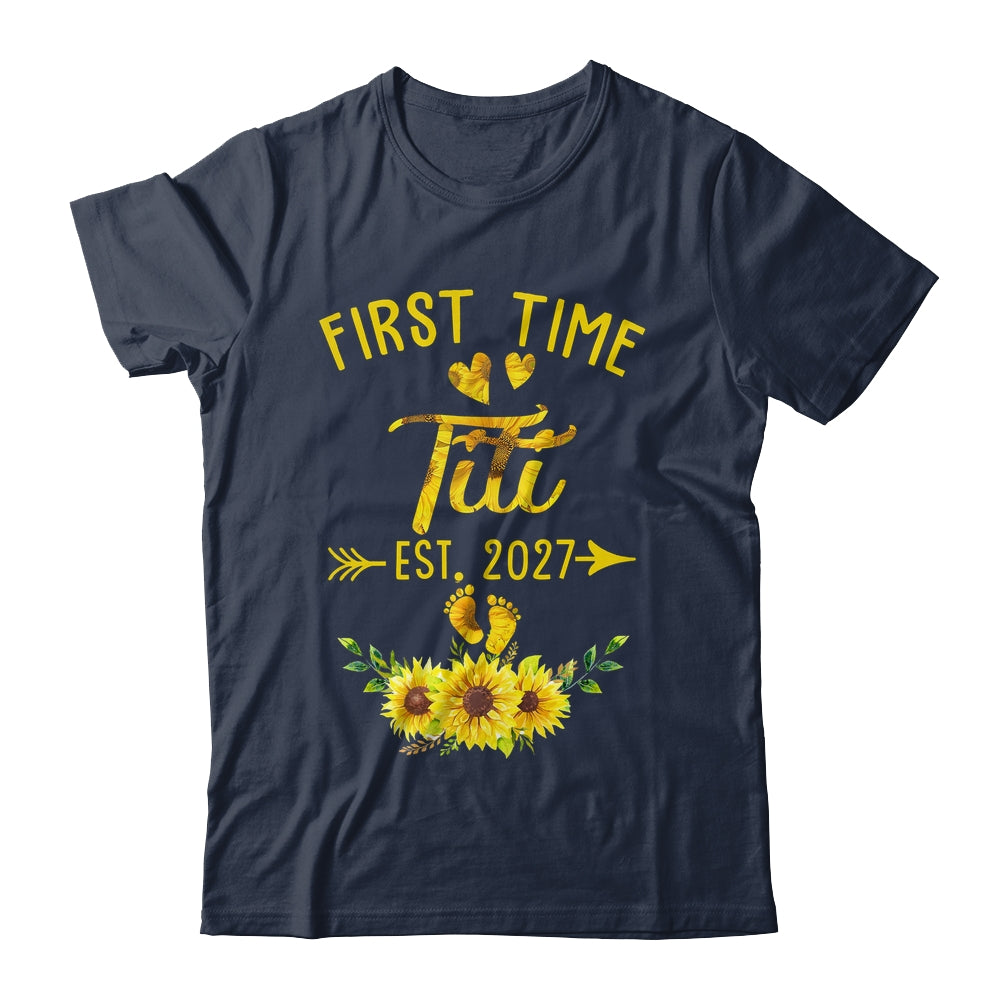 First Time Titi Est 2027 Sunflower Promoted To Titi Shirt & Tank Top | teecentury