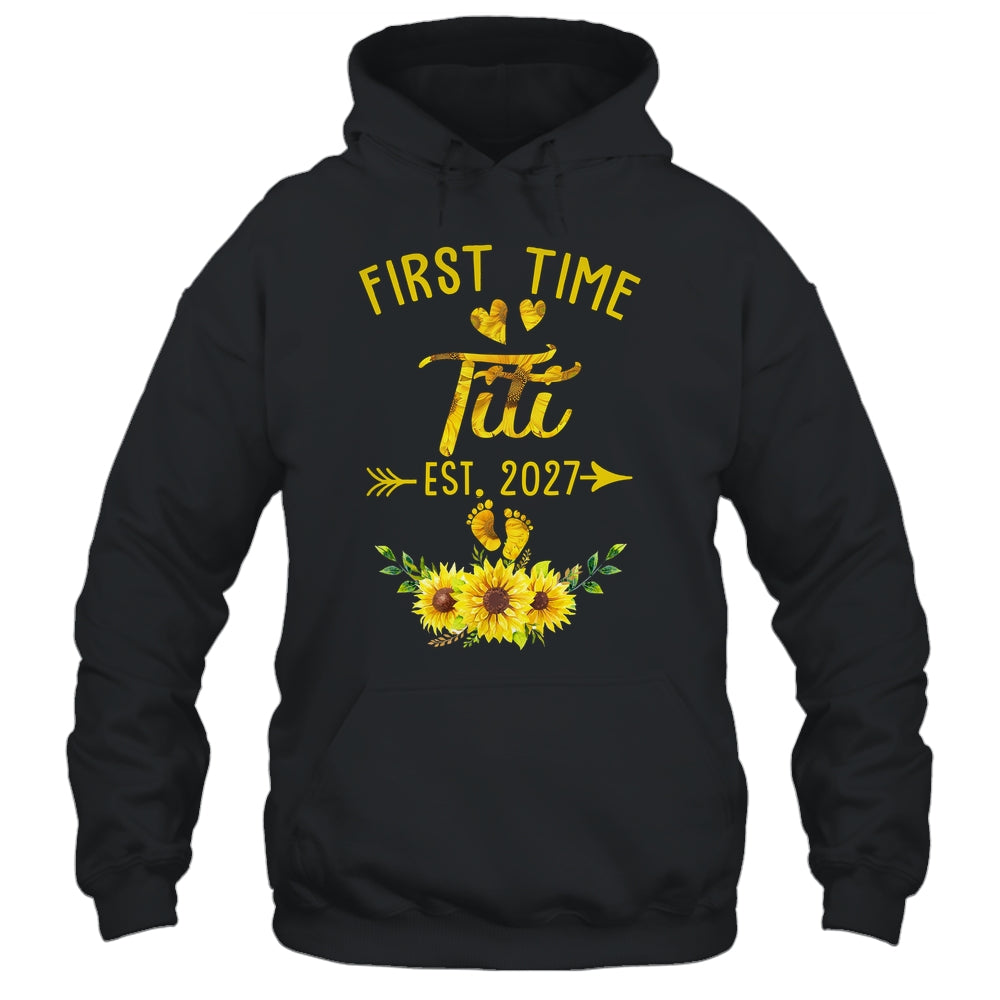 First Time Titi Est 2027 Sunflower Promoted To Titi Shirt & Tank Top | teecentury