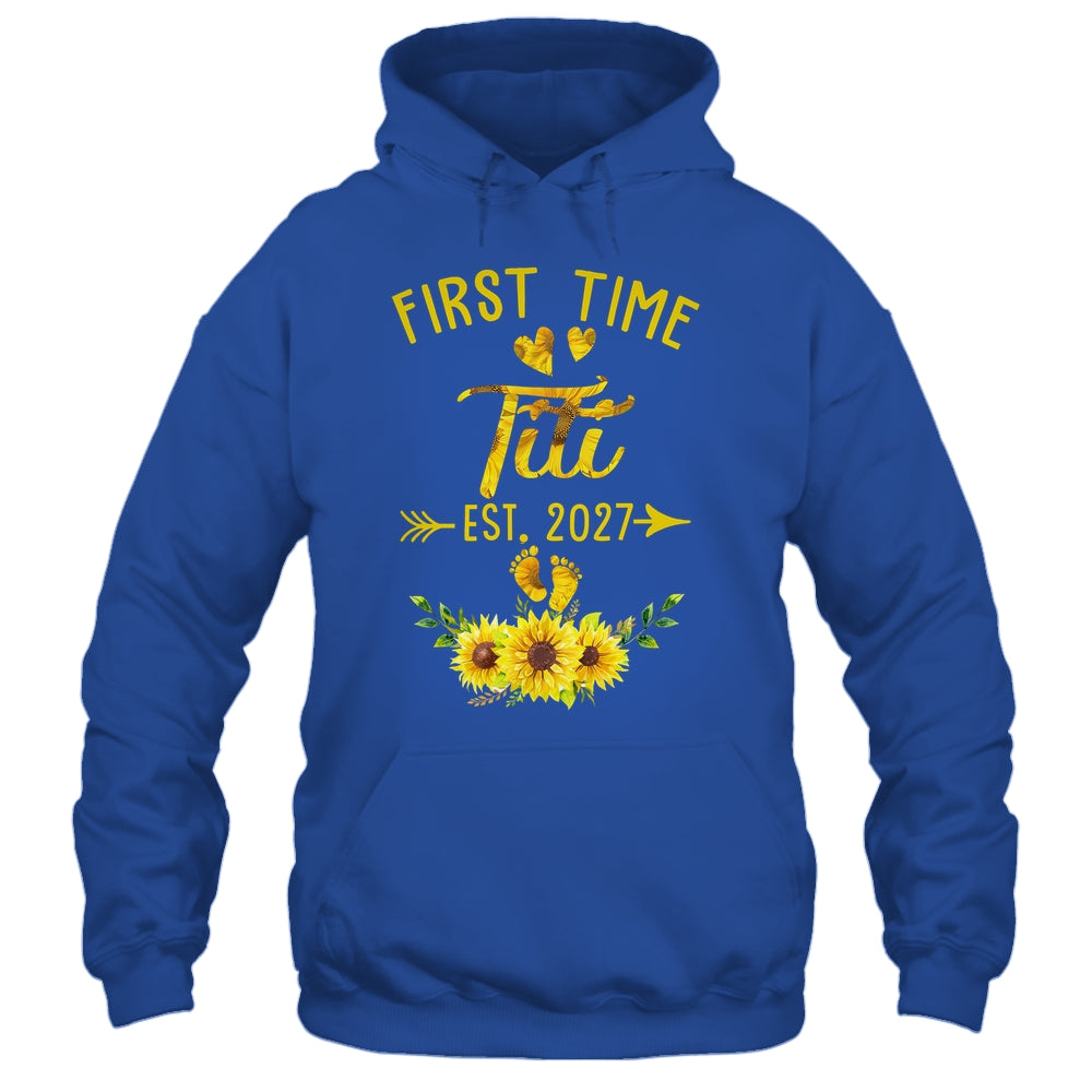 First Time Titi Est 2027 Sunflower Promoted To Titi Shirt & Tank Top | teecentury