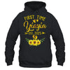 First Time Yiayia Est 2025 Sunflower Promoted To Yiayia Shirt & Tank Top | teecentury