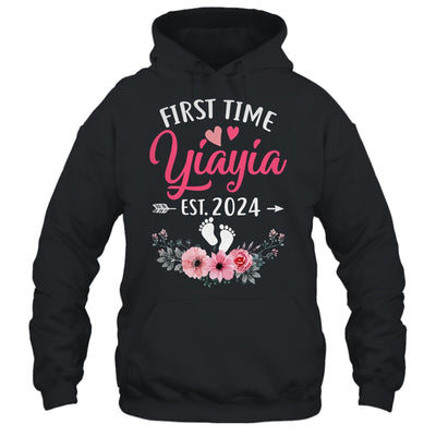 First Time Yiayia Promoted To Yiayia Est 2024 Mothers Day Shirt & Tank Top | teecentury