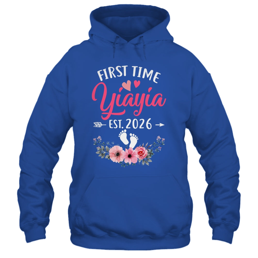 First Time Yiayia Promoted To Yiayia Est 2027 Mothers Day Shirt & Tank Top | teecentury