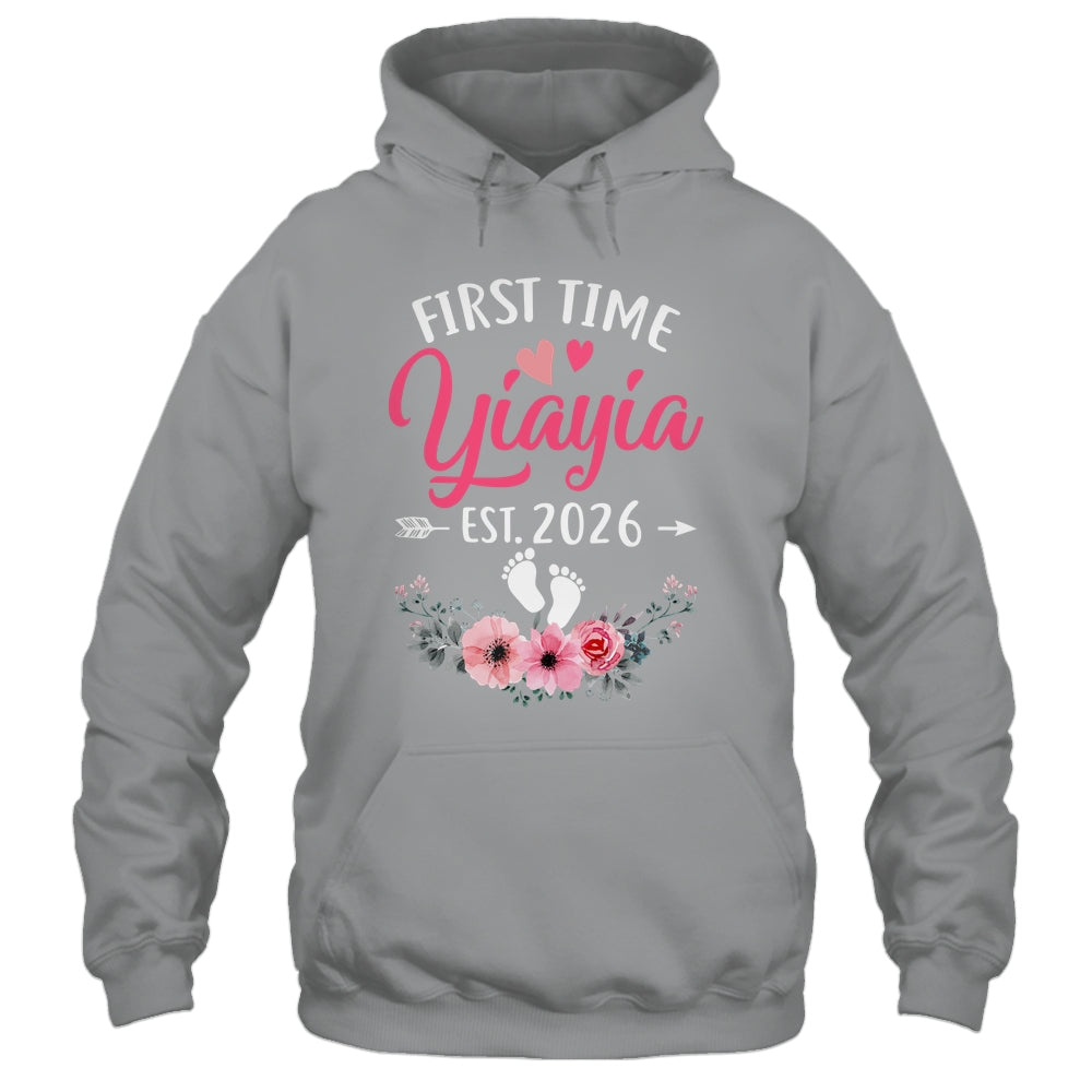 First Time Yiayia Promoted To Yiayia Est 2027 Mothers Day Shirt & Tank Top | teecentury