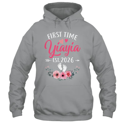 First Time Yiayia Promoted To Yiayia Est 2027 Mothers Day Shirt & Tank Top | teecentury