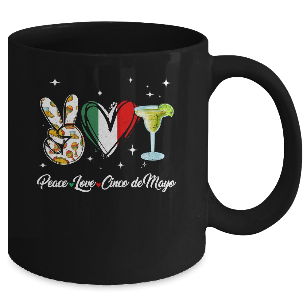 Flamingo Drinking Margarita Mexican Poncho Cinco De Mayo Mug | teecentury