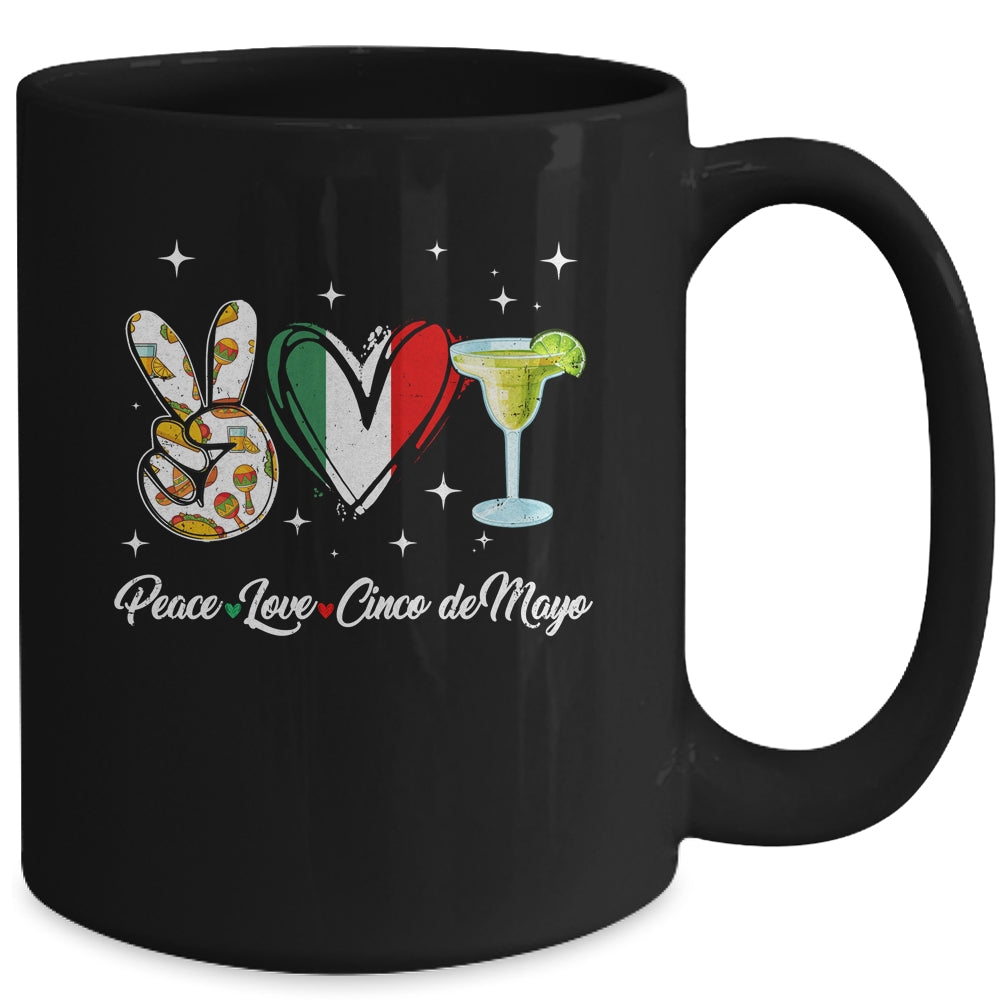 Flamingo Drinking Margarita Mexican Poncho Cinco De Mayo Mug | teecentury