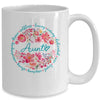Floral Aunt Mothers Day Gardener Cute Wildflowers Women Mug | teecentury