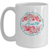 Floral Aunt Mothers Day Gardener Cute Wildflowers Women Mug | teecentury