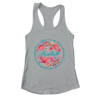 Floral Auntie Mothers Day Gardener Cute Wildflowers Women Shirt & Tank Top | teecentury