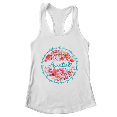Floral Auntie Mothers Day Gardener Cute Wildflowers Women Shirt & Tank Top | teecentury