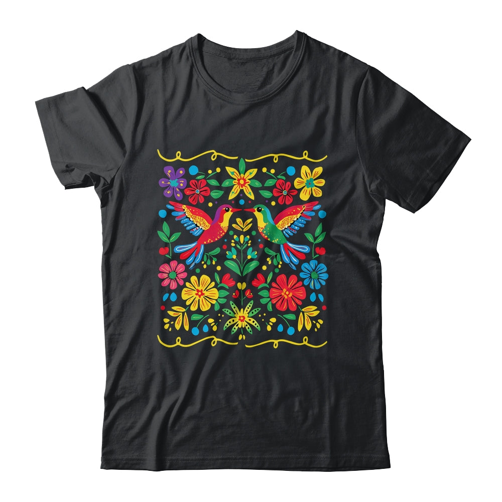 Floral Bird Otomi Mexican Style Mexicano Mexicana Shirt & Hoodie | teecentury