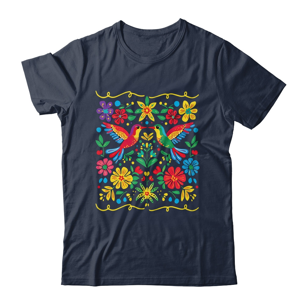 Floral Bird Otomi Mexican Style Mexicano Mexicana Shirt & Hoodie | teecentury