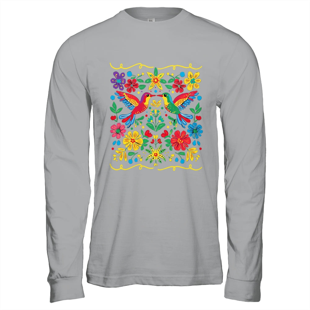Floral Bird Otomi Mexican Style Mexicano Mexicana Shirt & Hoodie | teecentury