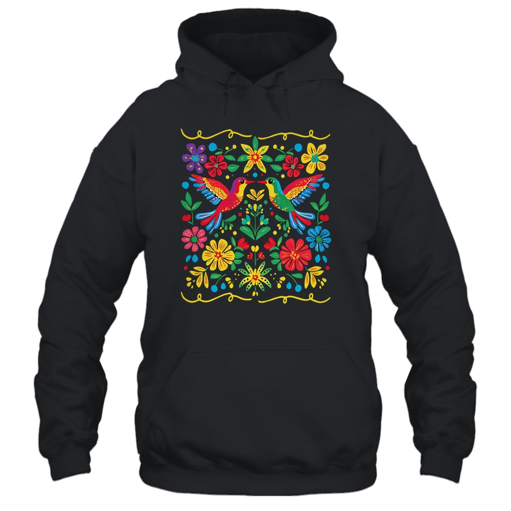 Floral Bird Otomi Mexican Style Mexicano Mexicana Shirt & Hoodie | teecentury