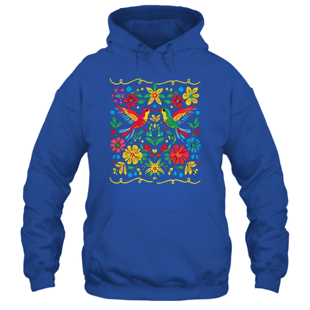 Floral Bird Otomi Mexican Style Mexicano Mexicana Shirt & Hoodie | teecentury