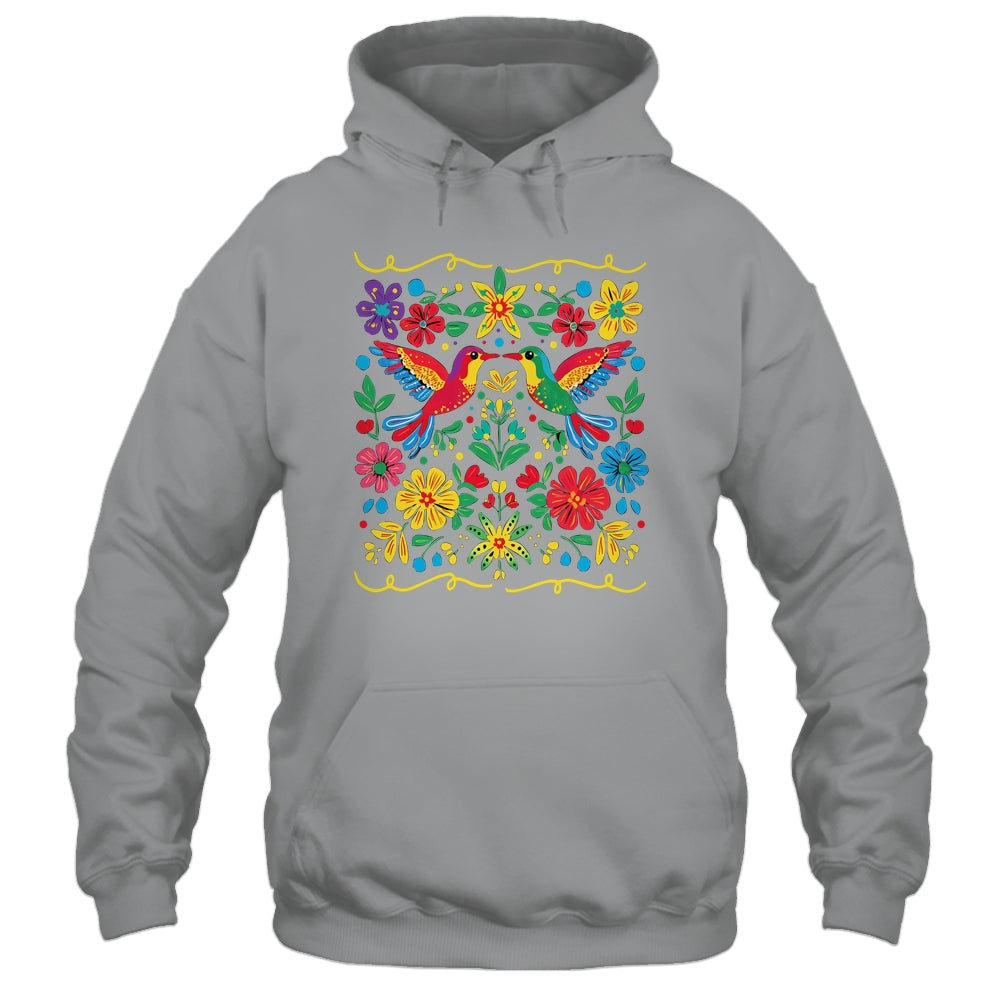 Floral Bird Otomi Mexican Style Mexicano Mexicana Shirt & Hoodie | teecentury
