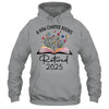 Floral Book A New Chapter Begins Retired 2025 Teacher Retirement Shirt & Tank Top | teecentury