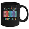 Floral Book Equality Human Rights Social Justice Peace Love Mug | teecentury