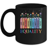 Floral Book Equality Human Rights Social Justice Peace Love Mug | teecentury