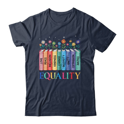 Floral Book Equality Human Rights Social Justice Peace Love Shirt & Hoodie | teecentury