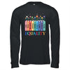Floral Book Equality Human Rights Social Justice Peace Love Shirt & Hoodie | teecentury