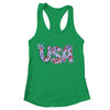Floral Coquette USA Retro America 4th Of July Patriotic Girl Shirt & Tank Top | teecentury