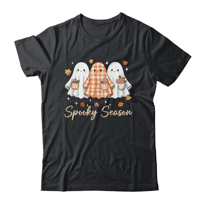 Floral Ghost Patchwork Fall Autumn Spooky Season Halloween Shirt & Sweatshirt | teecentury