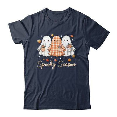Floral Ghost Patchwork Fall Autumn Spooky Season Halloween Shirt & Sweatshirt | teecentury